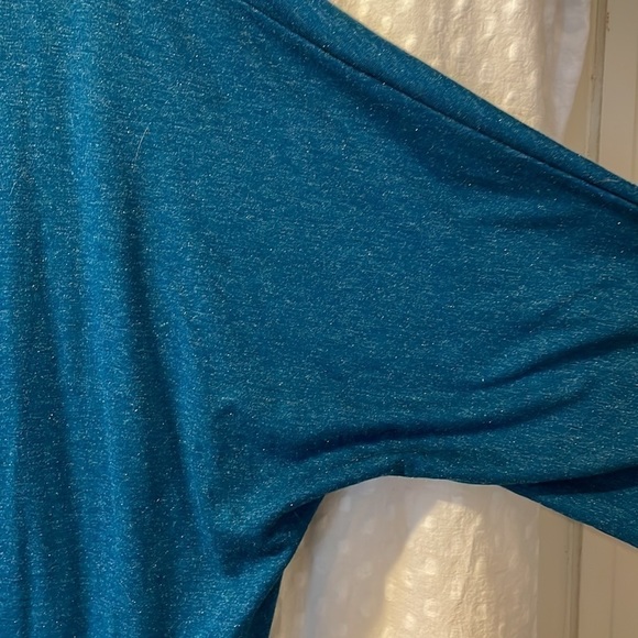 *Lularoe Teal Open Cardigan Sweater - Picture 4 of 5